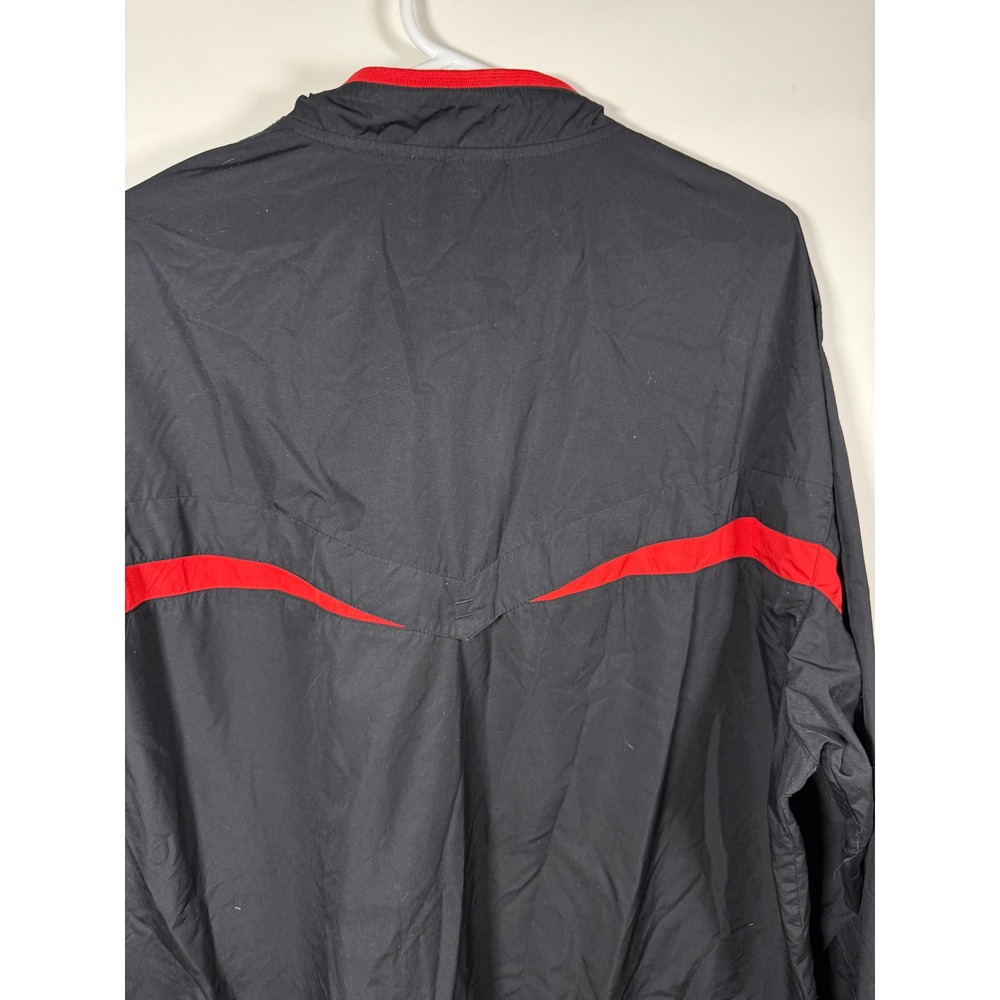 Nike Team Georgia Bulldogs Windbreaker Pullover Black Red Nike Fit Storm XL - Picture 5 of 8